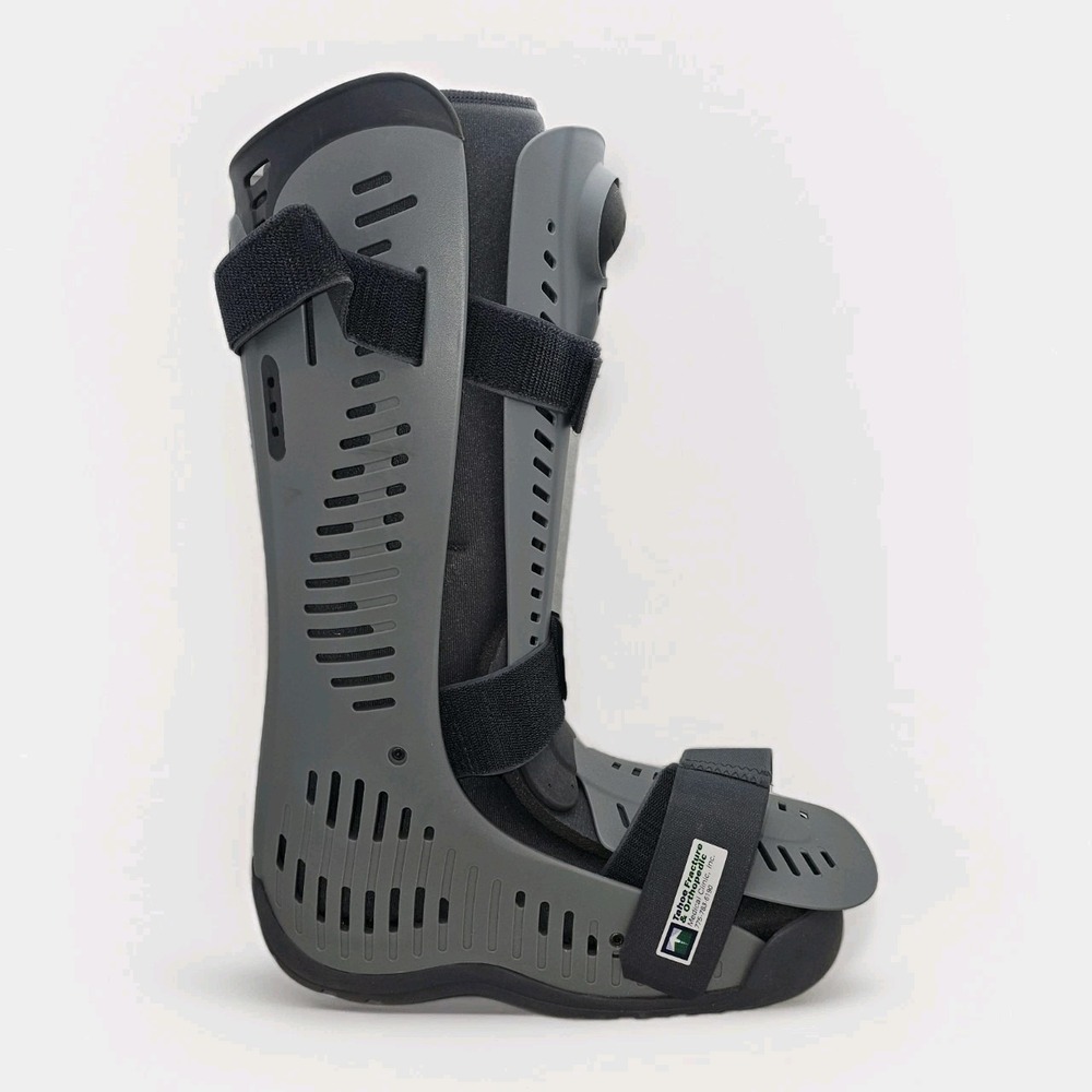 EUC Breg Walker Genesis Full Shell Mid-Calf Boot 3 Strap Size Large BL525007